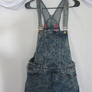 Jean Short Overalls